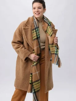 Fraas Schals & Tücher*Damen Stola grün kariert