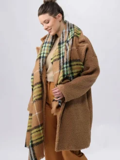 Fraas Schals & Tücher*Damen Stola grün kariert