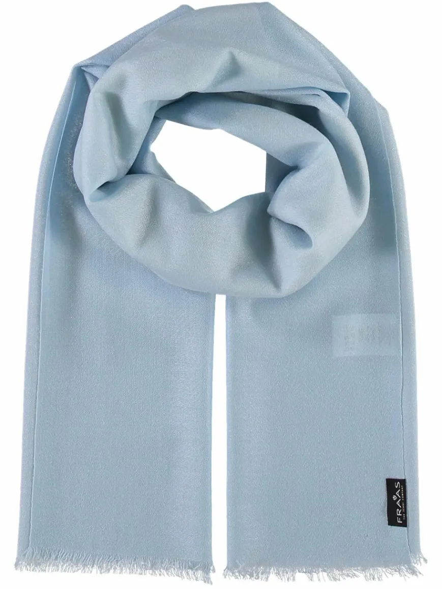 Fraas Schals & Tücher*Damen Stola hellblau uni