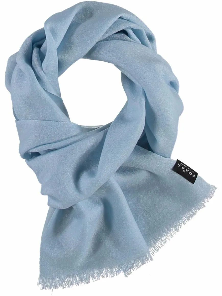 Fraas Schals & Tücher*Damen Stola hellblau uni