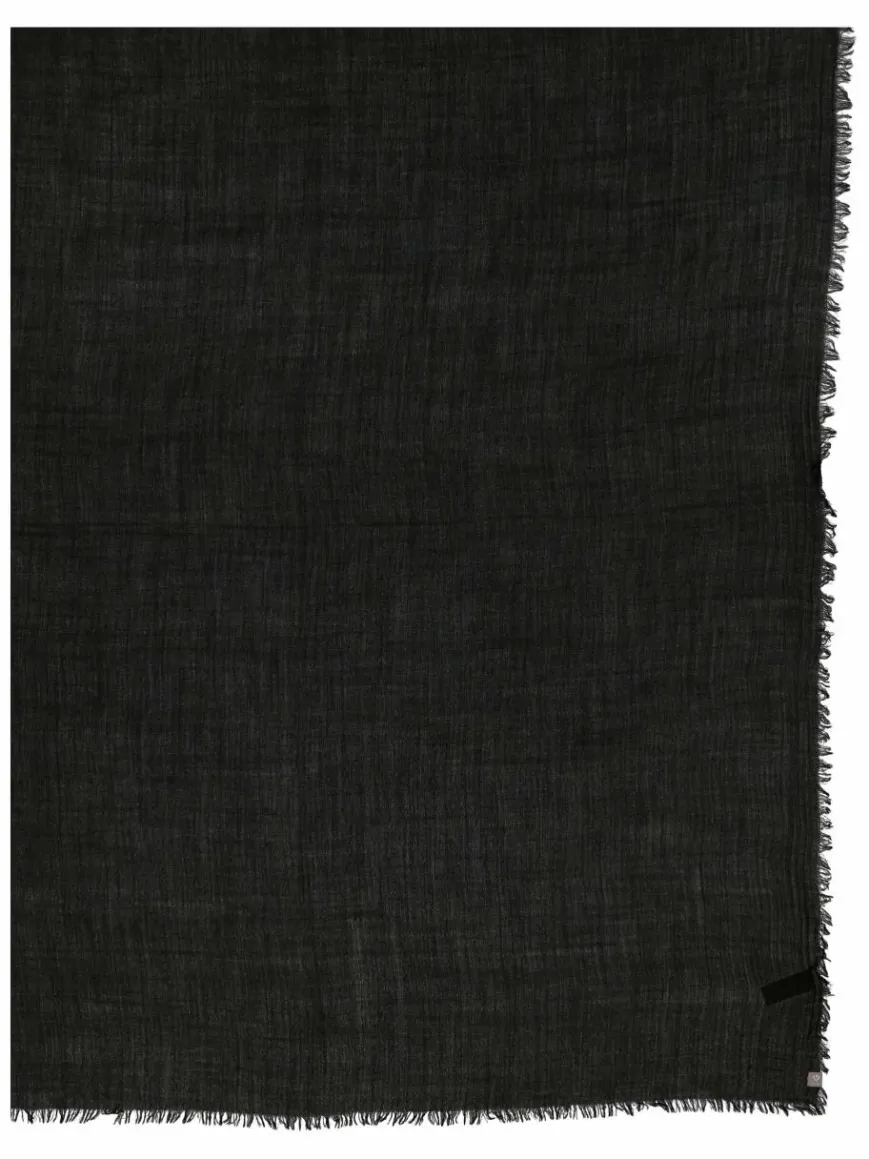 Fraas Schals & Tücher*Damen Stola schwarz uni