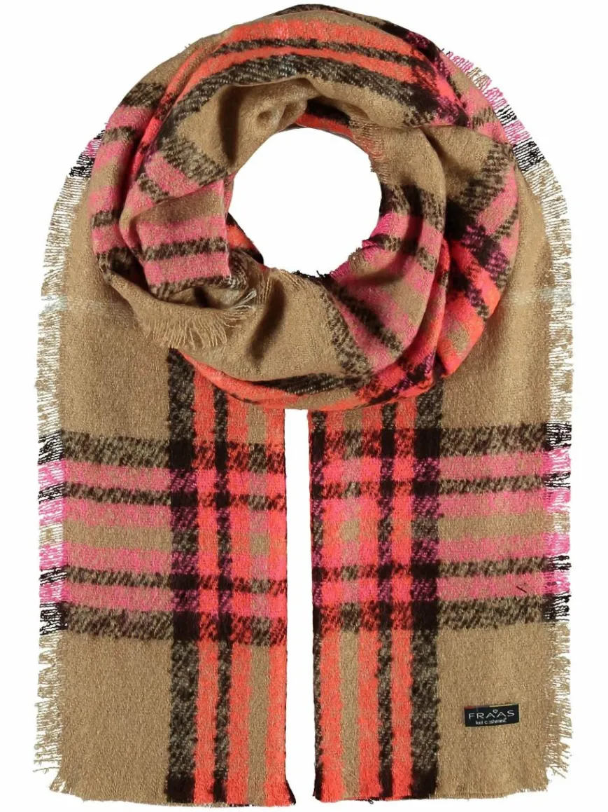 Fraas Schals & Tücher*Damen Stola camel kariert