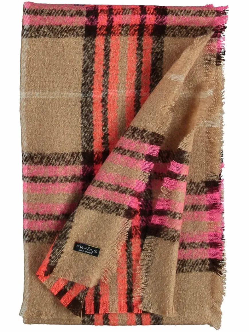 Fraas Schals & Tücher*Damen Stola camel kariert