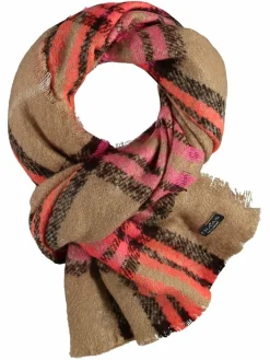 Fraas Schals & Tücher*Damen Stola camel kariert