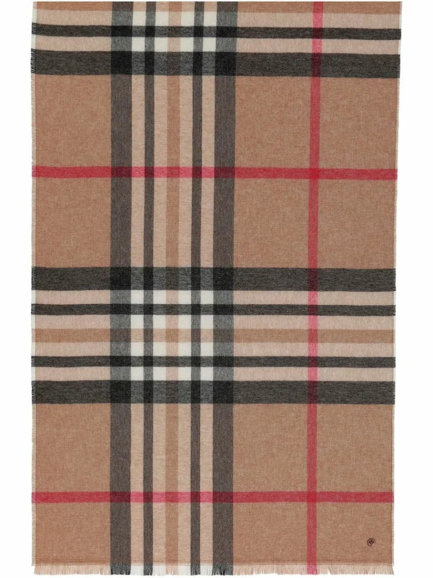 Fraas Schals & Tücher*Damen Stola camel kariert