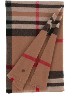 Fraas Schals & Tücher*Damen Stola camel kariert