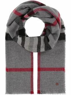 Fraas Schals & Tücher*Damen Stola grau kariert