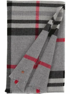 Fraas Schals & Tücher*Damen Stola grau kariert