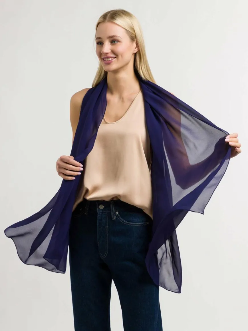 Giorgio Rimaldi Schals & Tücher*Damen Stola blau uni