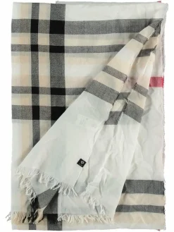 Fraas Schals & Tücher*Damen Stola weiß kariert