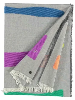 Fraas Schals & Tücher*Damen Stola grau gemustert