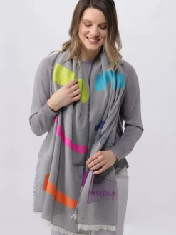 Fraas Schals & Tücher*Damen Stola grau gemustert