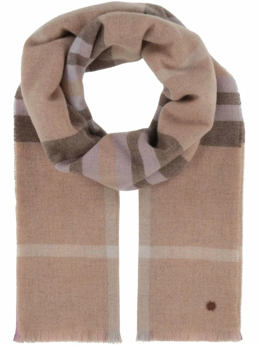 Fraas Schals & Tücher*Damen Stola sand kariert