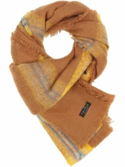 Fraas Schals & Tücher*Damen Stola camel kariert