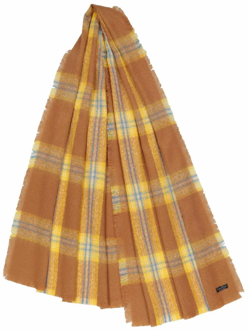 Fraas Schals & Tücher*Damen Stola camel kariert