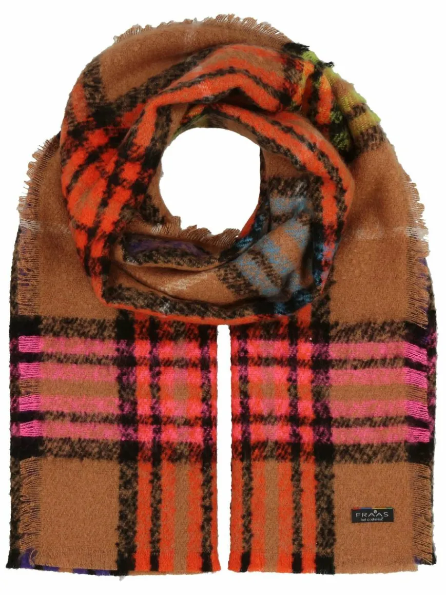 Fraas Schals & Tücher*Damen Stola camel kariert