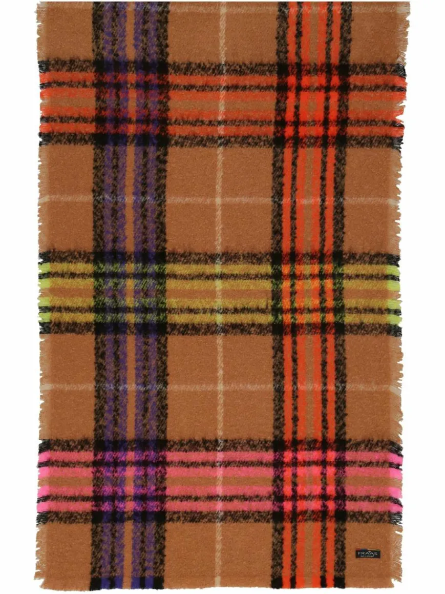 Fraas Schals & Tücher*Damen Stola camel kariert