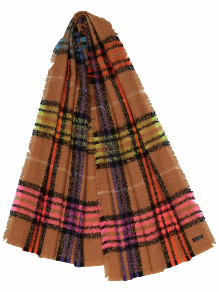 Fraas Schals & Tücher*Damen Stola camel kariert