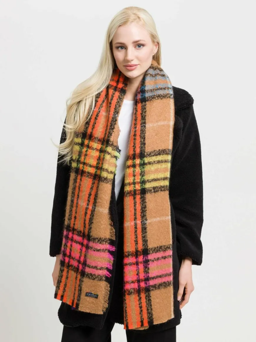 Fraas Schals & Tücher*Damen Stola camel kariert