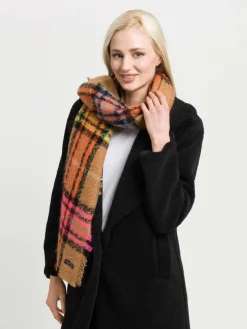 Fraas Schals & Tücher*Damen Stola camel kariert