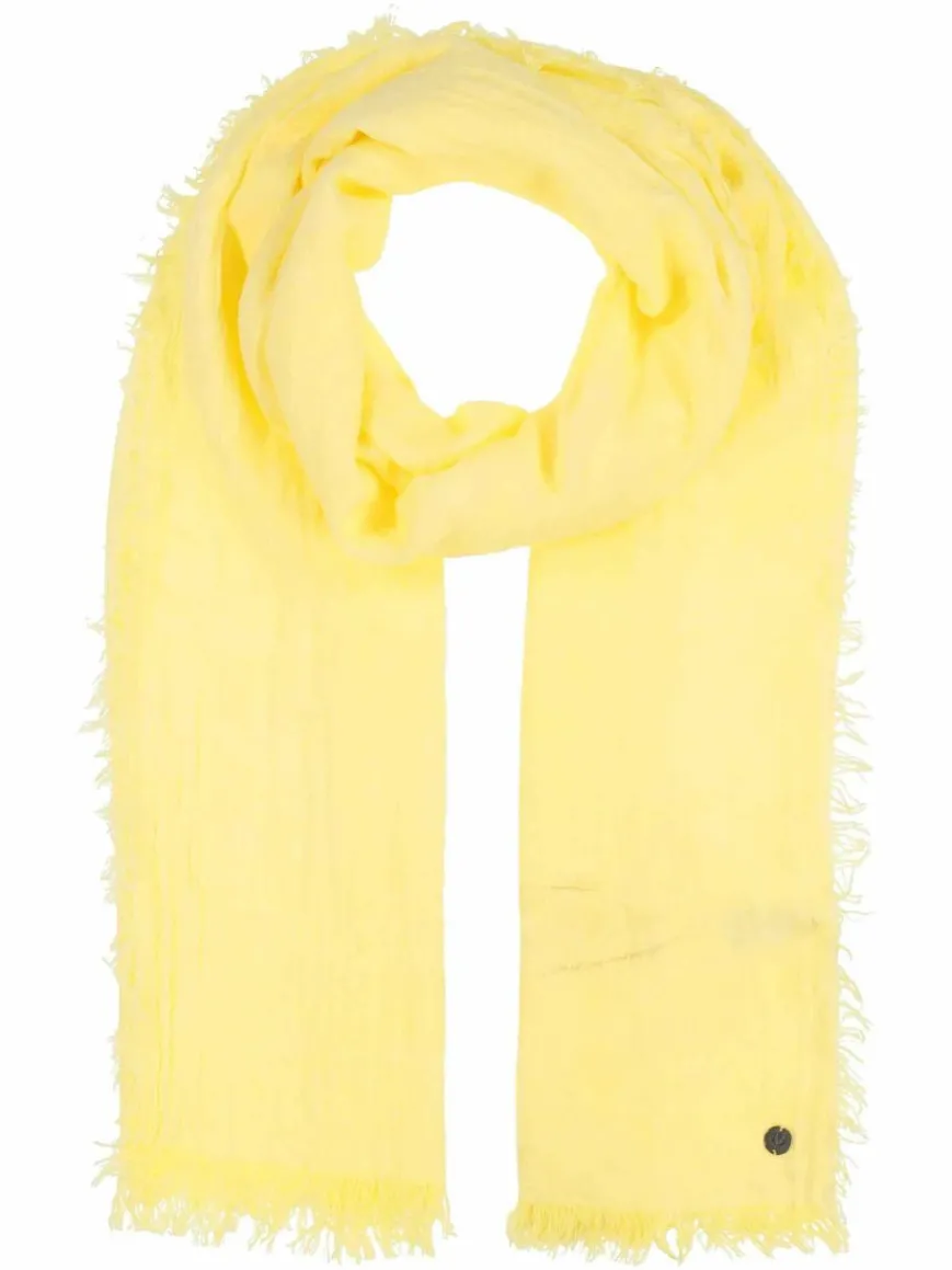 Fraas Schals & Tücher*Damen Stola gelb uni