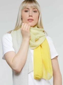 Fraas Schals & Tücher*Damen Stola gelb uni