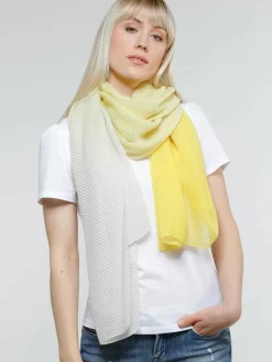 Fraas Schals & Tücher*Damen Stola gelb uni