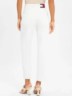 Tommy Jeans Jeans|Hosen*Damen Straight Fit Jeans - Layla weiß uni