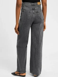 Samsøe Samsøe Jeans*Damen Straight Jeans - Rebecca anthrazit uni