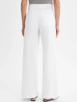 MOS MOSH Jeans*Damen Straight Leg Jeans - Colette weiß uni