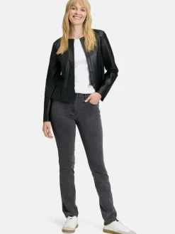 Betty Barclay Jeans*Damen Stretch-Hose grau uni