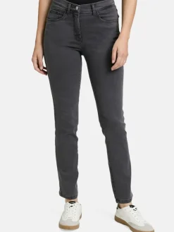 Betty Barclay Jeans*Damen Stretch-Hose grau uni