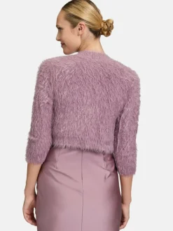 Vera Mont Pullover & Strickjacken*Damen Strickbolero lila uni