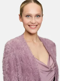 Vera Mont Pullover & Strickjacken*Damen Strickbolero lila uni