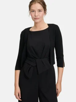 Vera Mont Blazer*Damen Strickbolero schwarz uni