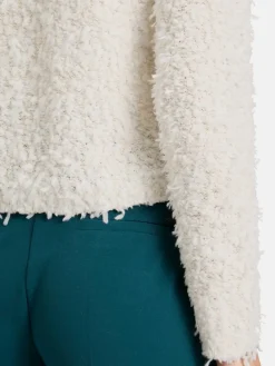 Betty & Co Pullover & Strickjacken*Damen Strick-Cardigan weiß uni