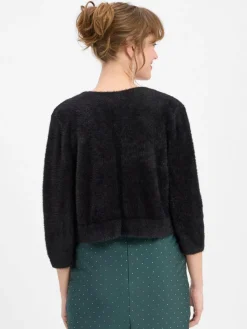 Marie Lund Blazer|Pullover & Strickjacken*Damen Strickhülle schwarz uni