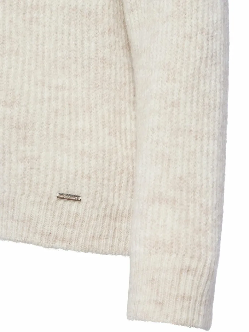 More & More Pullover & Strickjacken*Damen Strickhülle beige ecru meliert