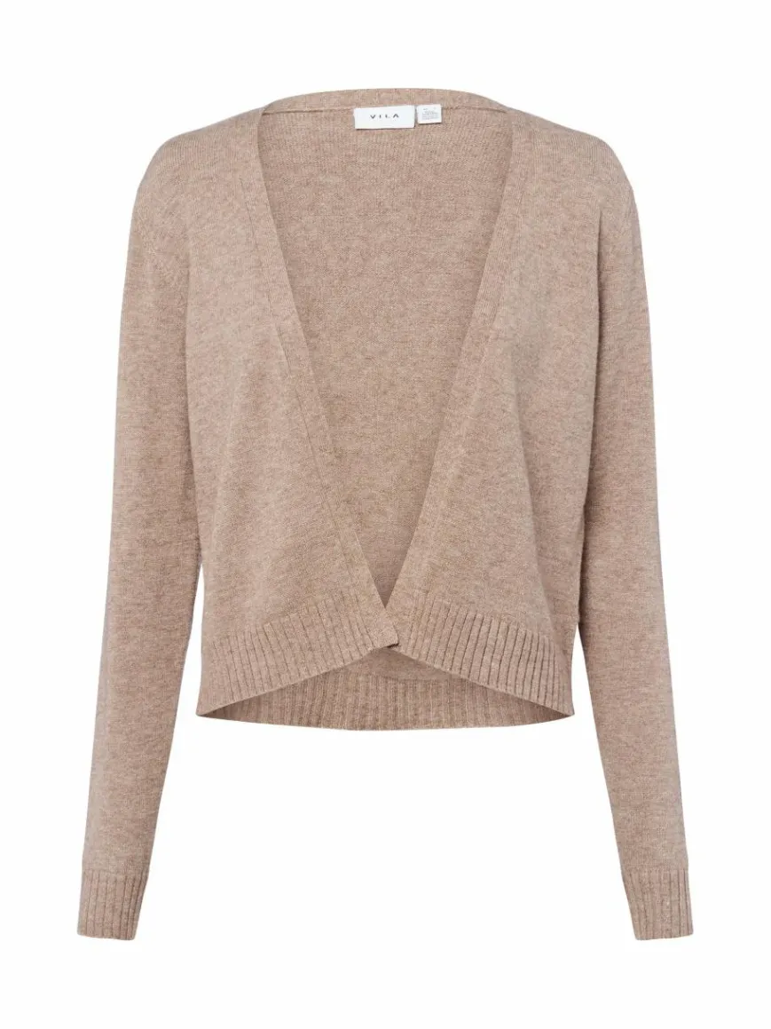 Vila Pullover & Strickjacken*Damen Strickhülle - VIRil beige uni