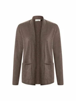 MAERZ Pullover & Strickjacken*Damen Strickhülle aus Schurwolle schoko uni