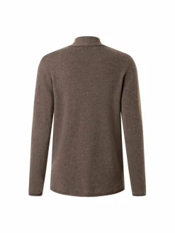 MAERZ Pullover & Strickjacken*Damen Strickhülle aus Schurwolle schoko uni