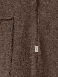 MAERZ Pullover & Strickjacken*Damen Strickhülle aus Schurwolle schoko uni