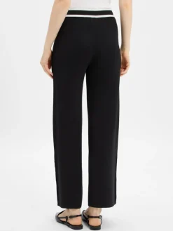 Liu Jo Collection Hosen*Damen Strickhose mit Seiden-Anteil schwarz uni