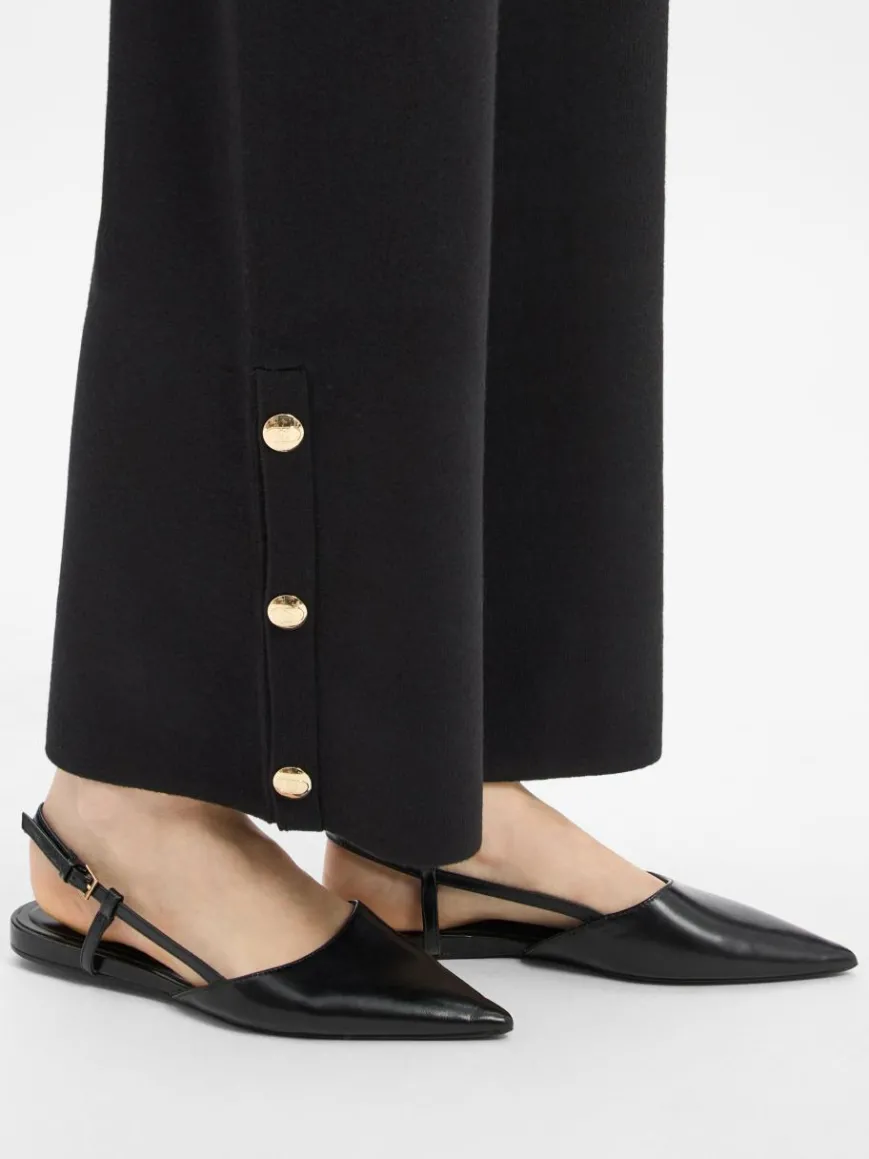 Liu Jo Collection Hosen*Damen Strickhose mit Seiden-Anteil schwarz uni