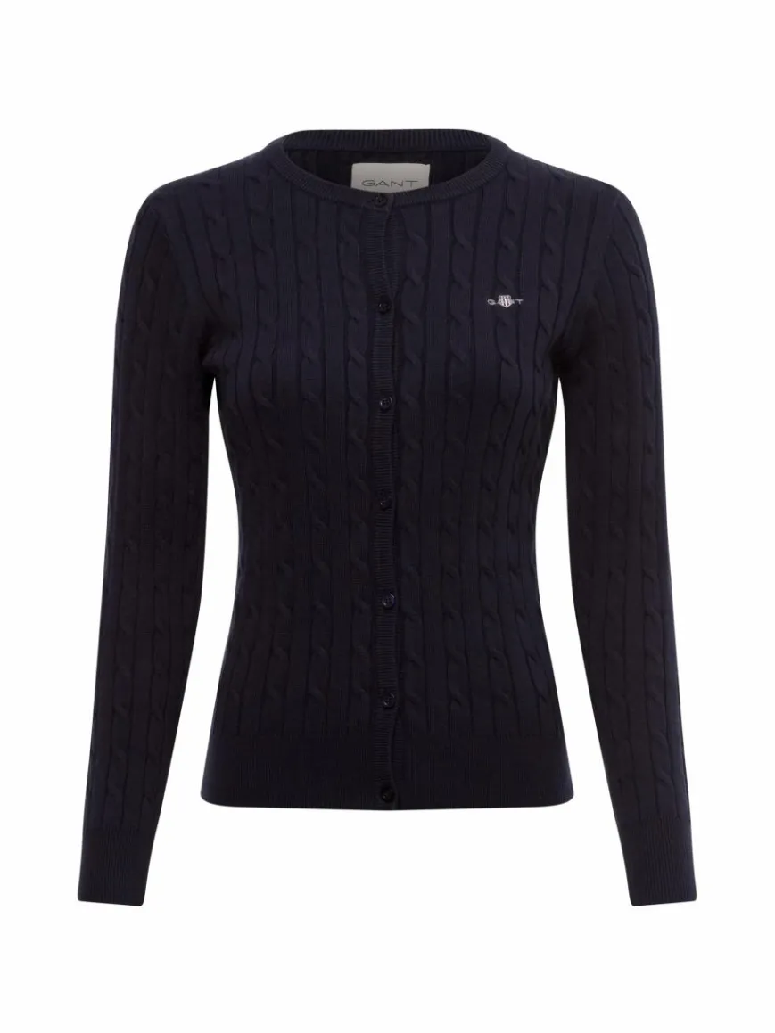 Gant Pullover & Strickjacken*Damen Strickjacke marine gemustert