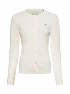 Gant Pullover & Strickjacken*Damen Strickjacke ecru uni