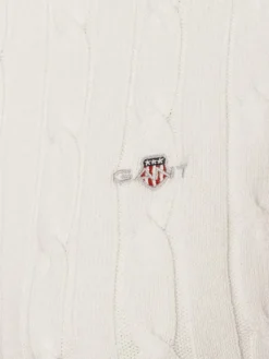 Gant Pullover & Strickjacken*Damen Strickjacke ecru uni