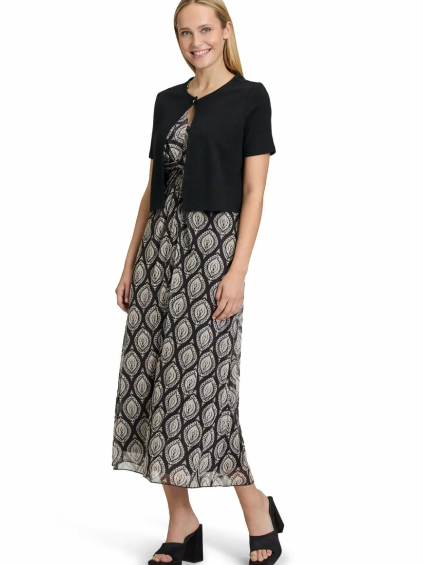 Cartoon Pullover & Strickjacken*Damen Strickjacke schwarz uni