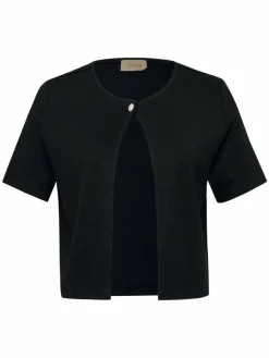 Cartoon Pullover & Strickjacken*Damen Strickjacke schwarz uni