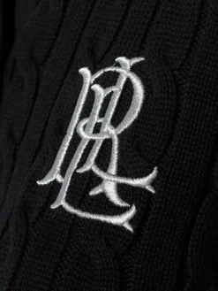 Lauren Ralph Lauren Pullover & Strickjacken*Damen Strickjacke schwarz uni